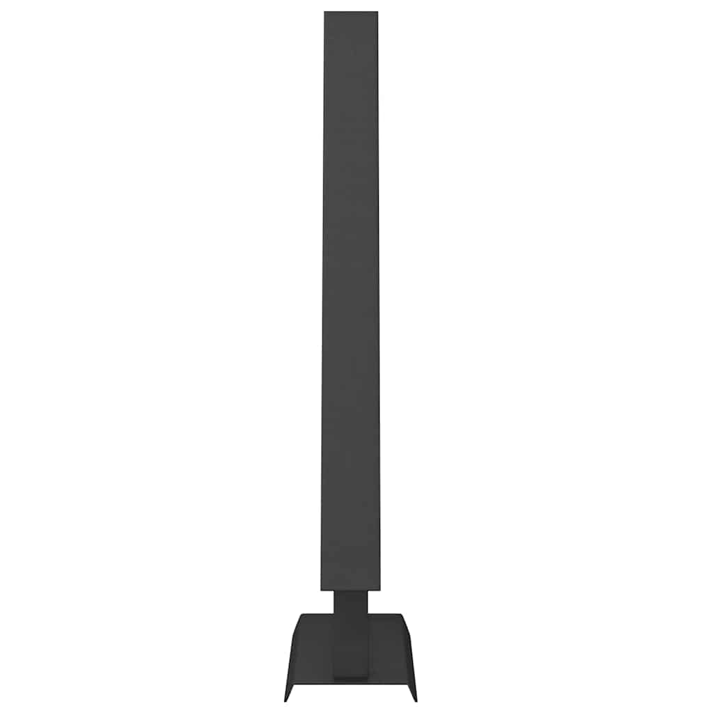 vidaXL Metal Christmas Tree Black 60 cm Steel