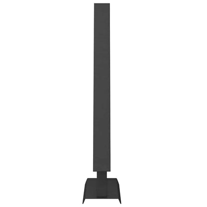 vidaXL Metal Christmas Tree Black 60 cm Steel