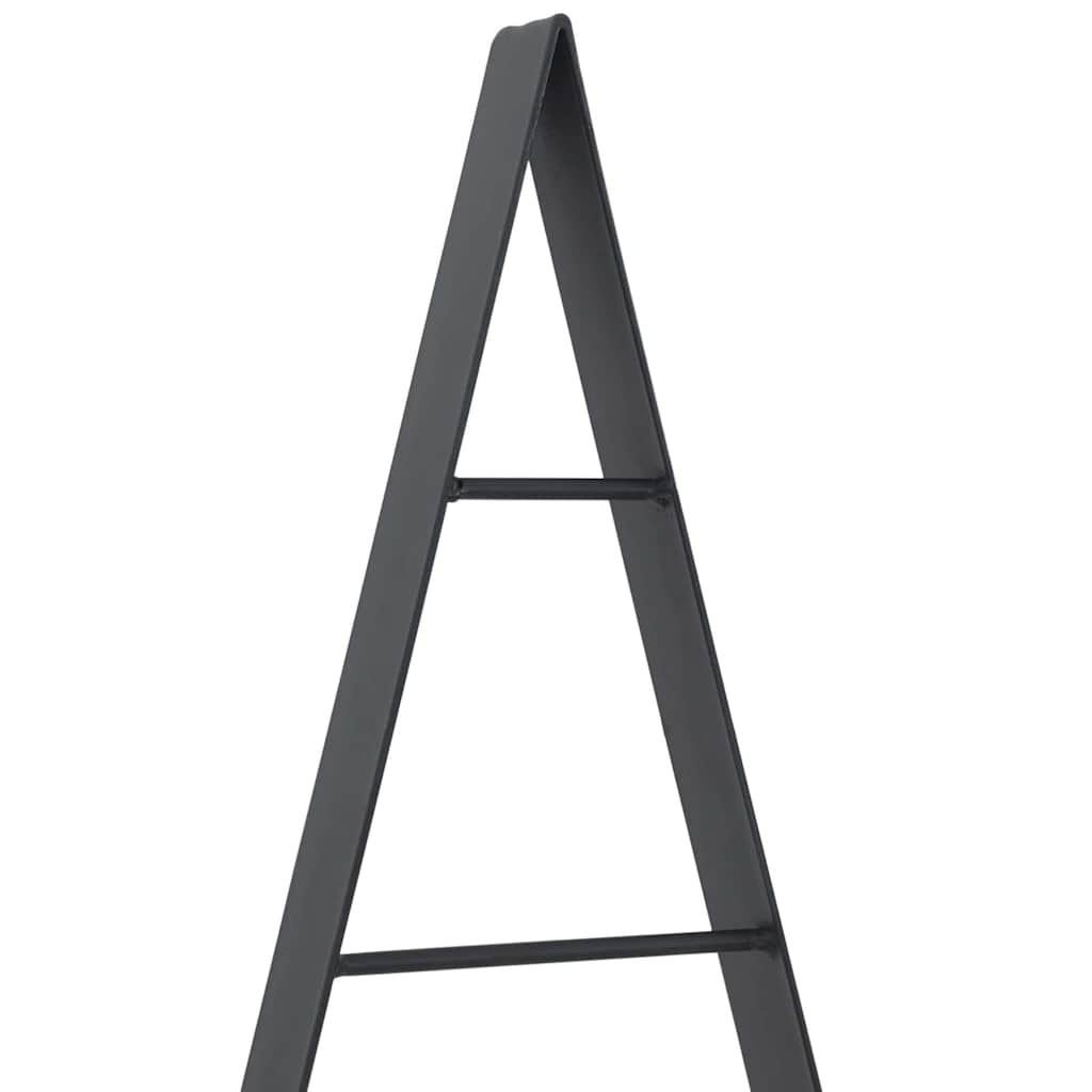 vidaXL Metal Christmas Tree Black 90 cm Steel