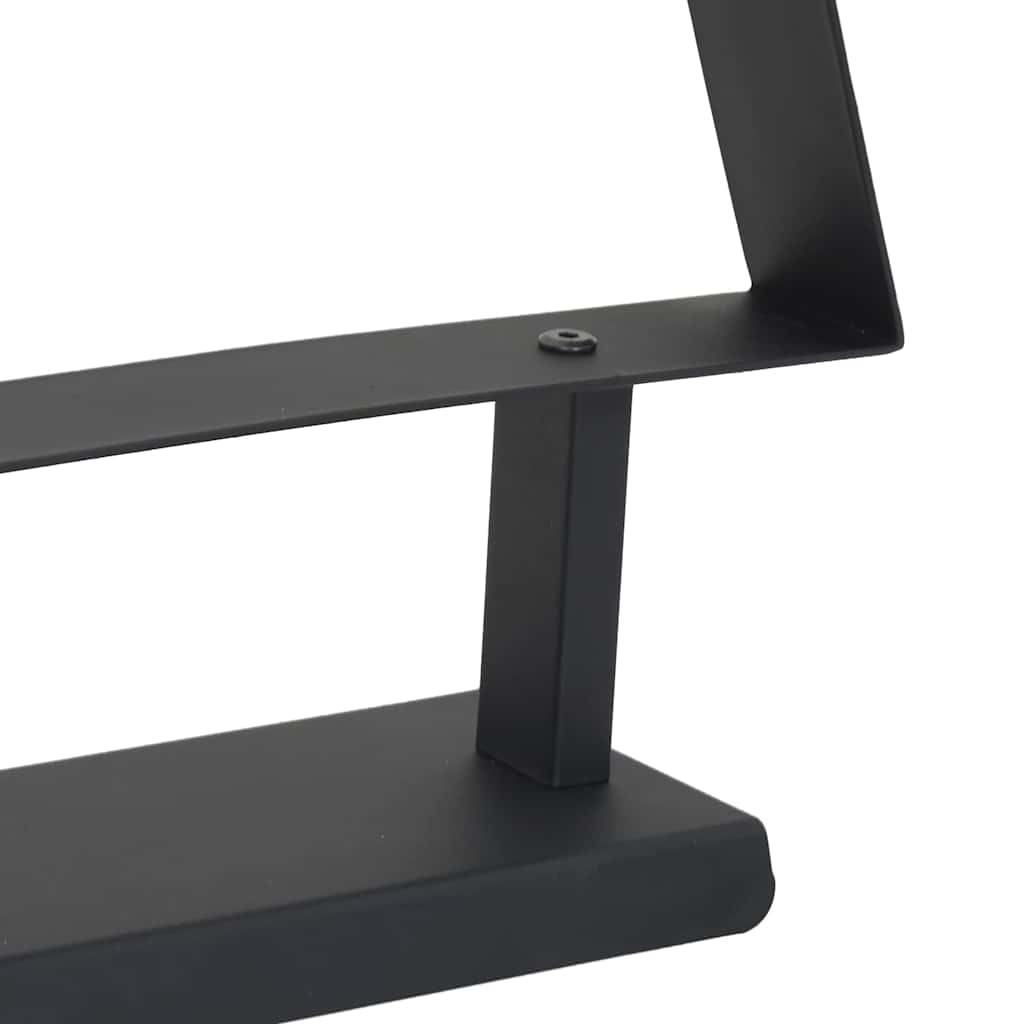 vidaXL Metal Christmas Tree Black 90 cm Steel