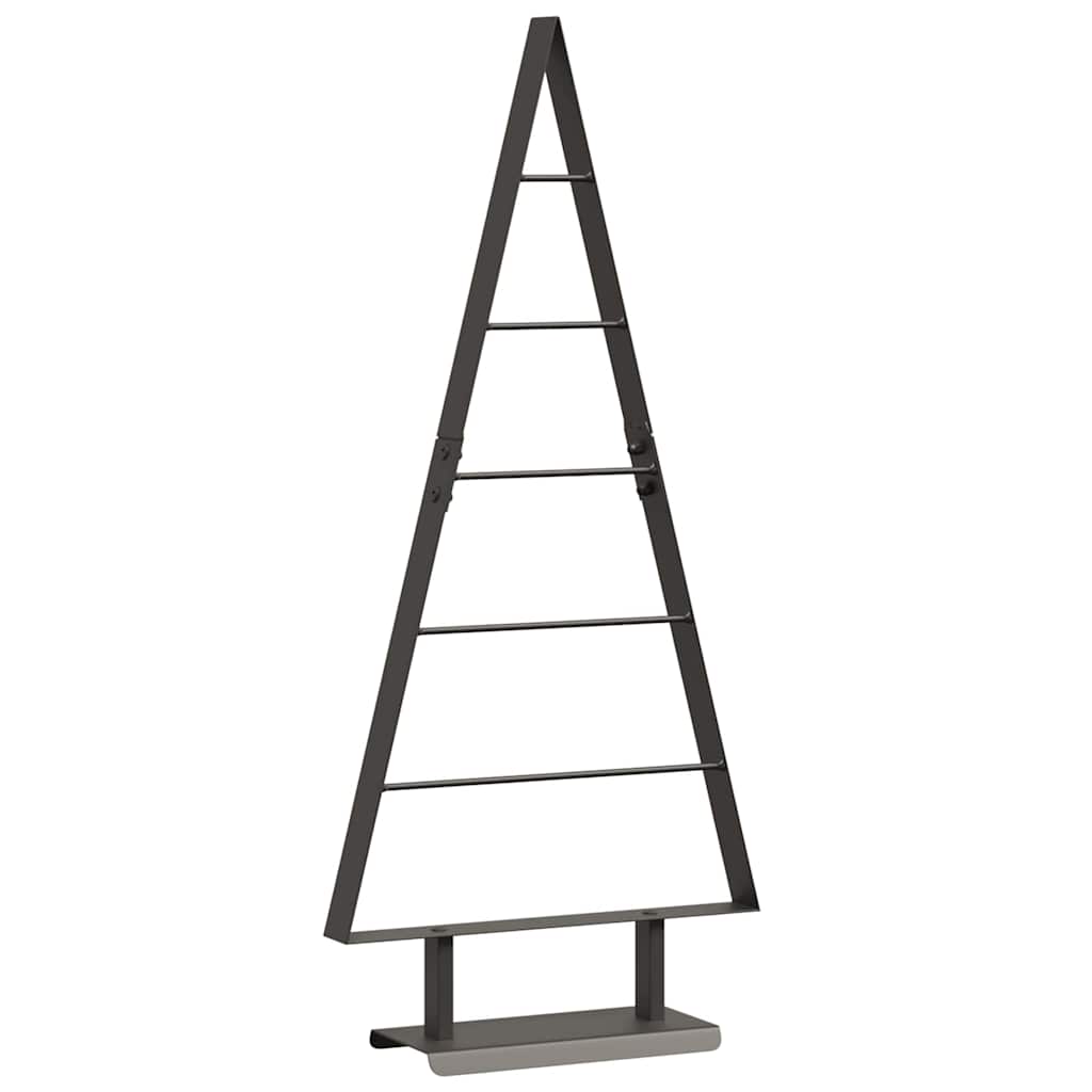 vidaXL Metal Christmas Tree Black 90 cm Steel