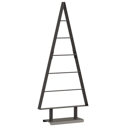vidaXL Metal Christmas Tree Black 90 cm Steel