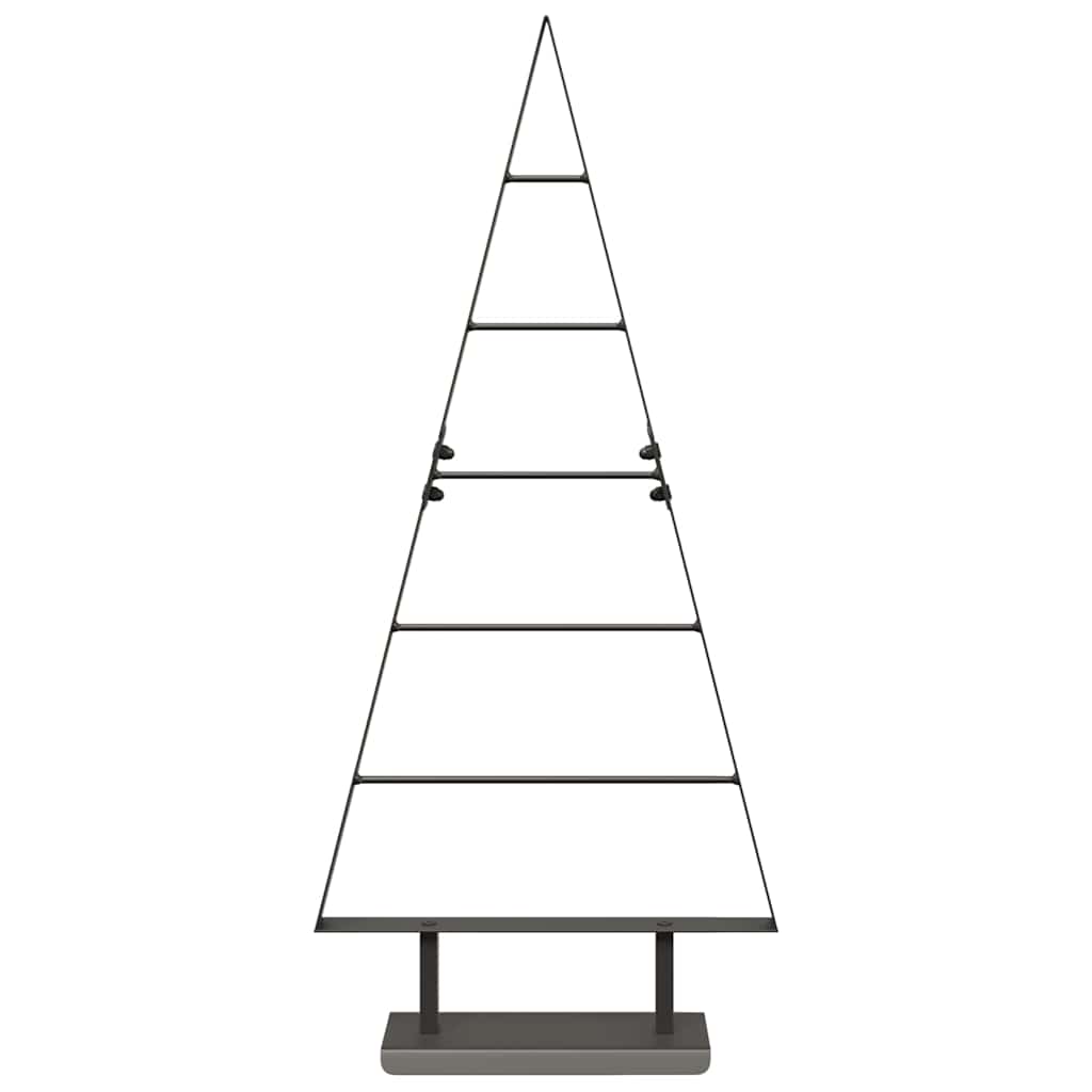vidaXL Metal Christmas Tree Black 90 cm Steel