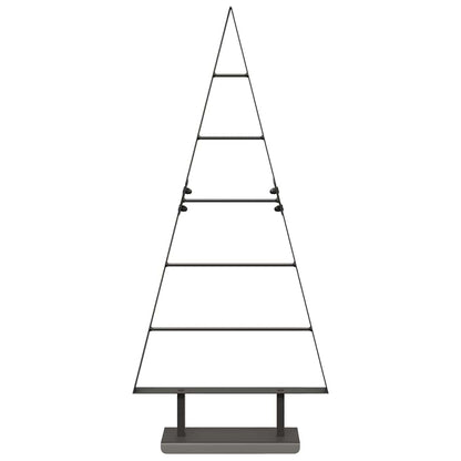 vidaXL Metal Christmas Tree Black 90 cm Steel