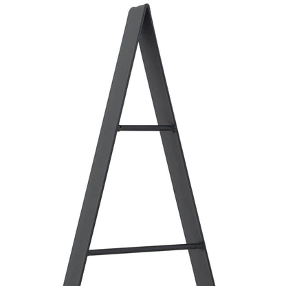 vidaXL Metal Christmas Tree Black 125.5 cm Steel