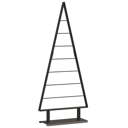 vidaXL Metal Christmas Tree Black 125.5 cm Steel