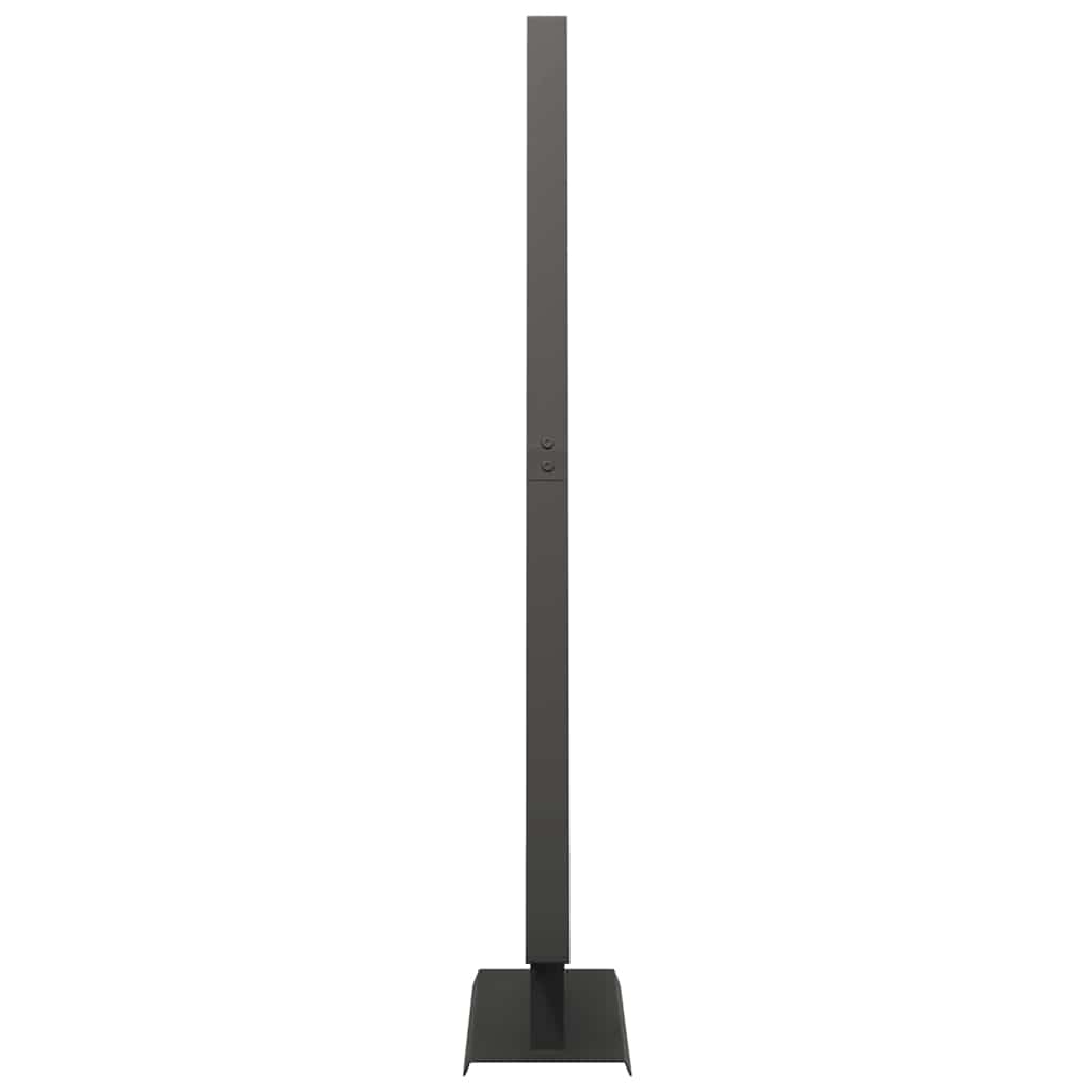 vidaXL Metal Christmas Tree Black 125.5 cm Steel