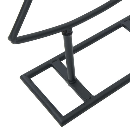 vidaXL Metal Christmas Tree Black 125 cm Steel