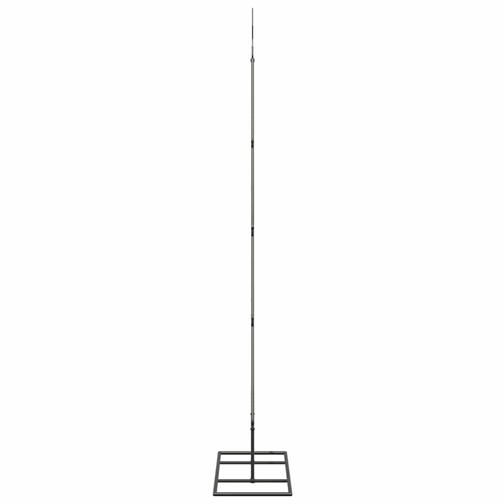 vidaXL Metal Christmas Tree Black 125 cm Steel