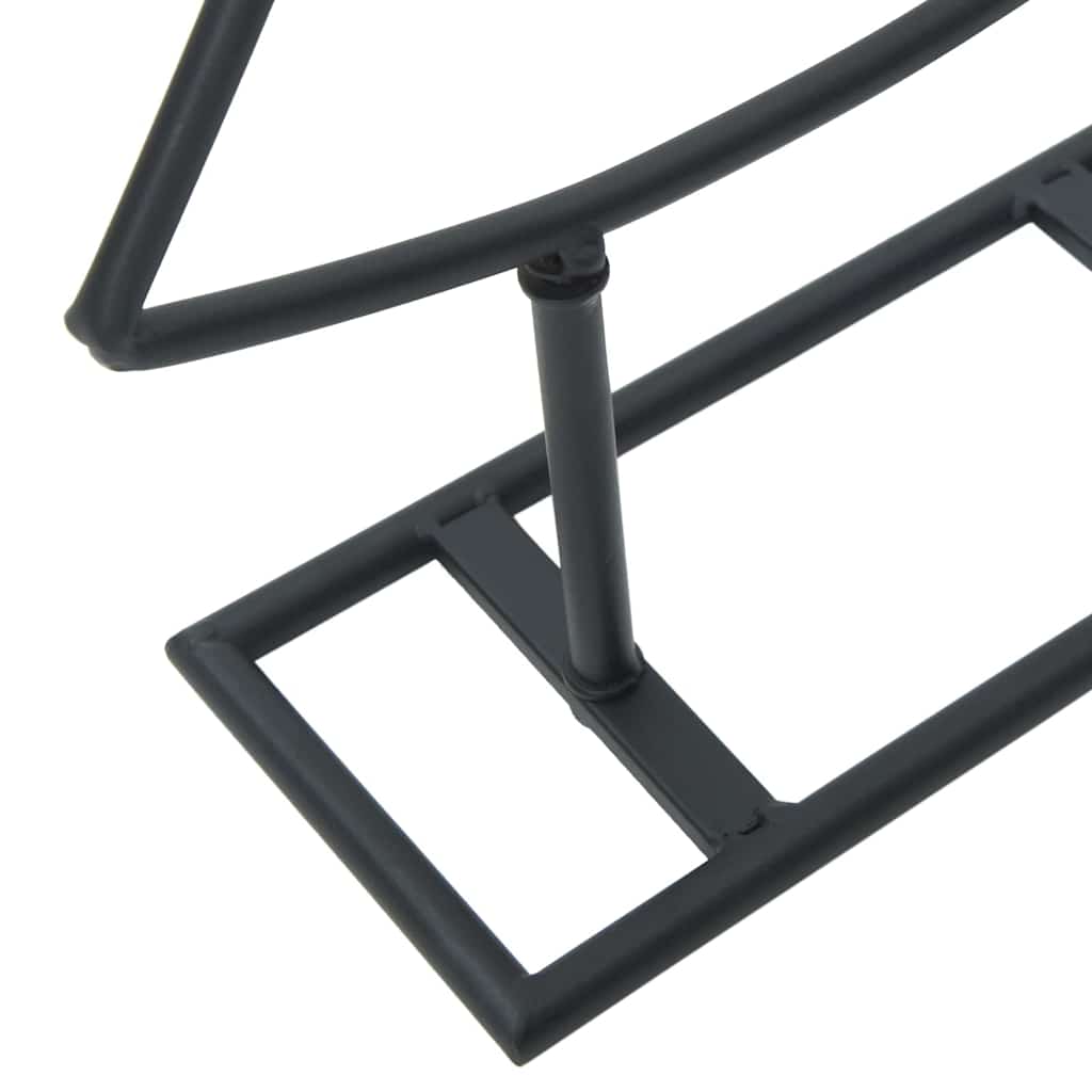 vidaXL Metal Christmas Tree Black 150 cm Steel