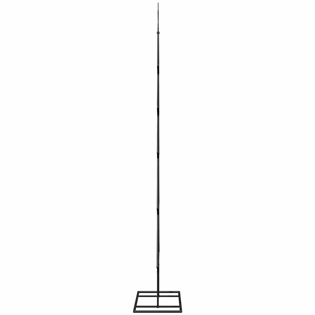 vidaXL Metal Christmas Tree Black 150 cm Steel