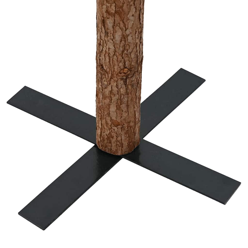 vidaXL Slim Christmas Tree Green 210 cm PVC and Solid Pine wood - 45084