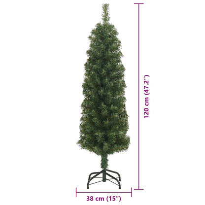 vidaXL Artificial Christmas Tree with 150 LEDs with Stand Green 120 cm - 45162