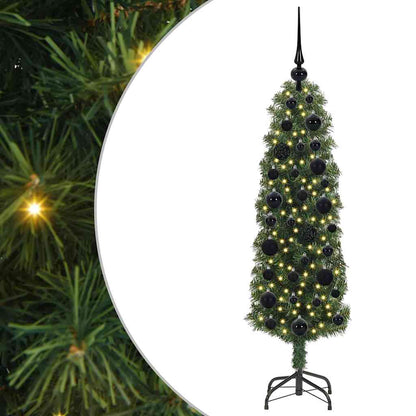 vidaXL Artificial Christmas Tree with 150 LEDs with Stand Green 120 cm - 45169