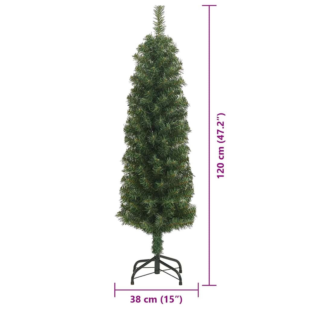 vidaXL Artificial Christmas Tree with 150 LEDs with Stand Green 120 cm - 45169