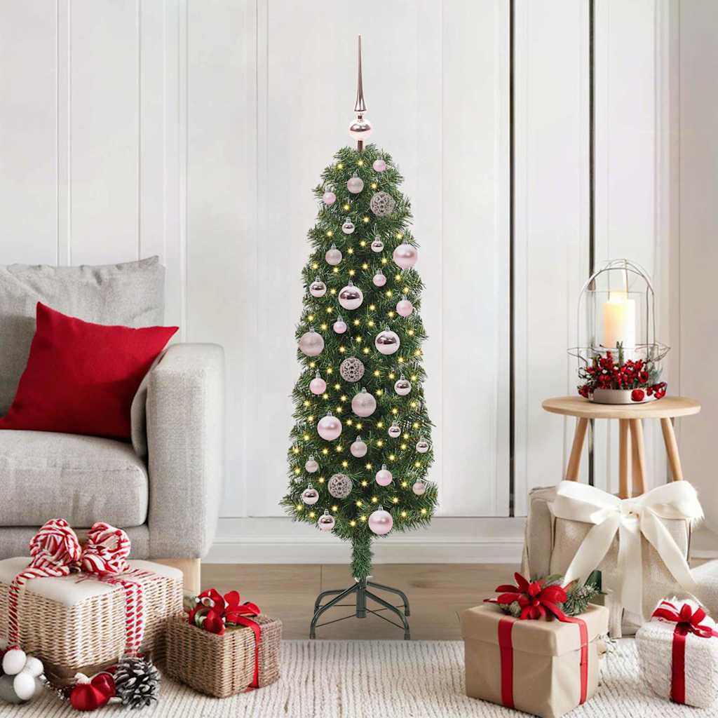 vidaXL Artificial Christmas Tree with 150 LEDs with Stand Green 120 cm - 45182
