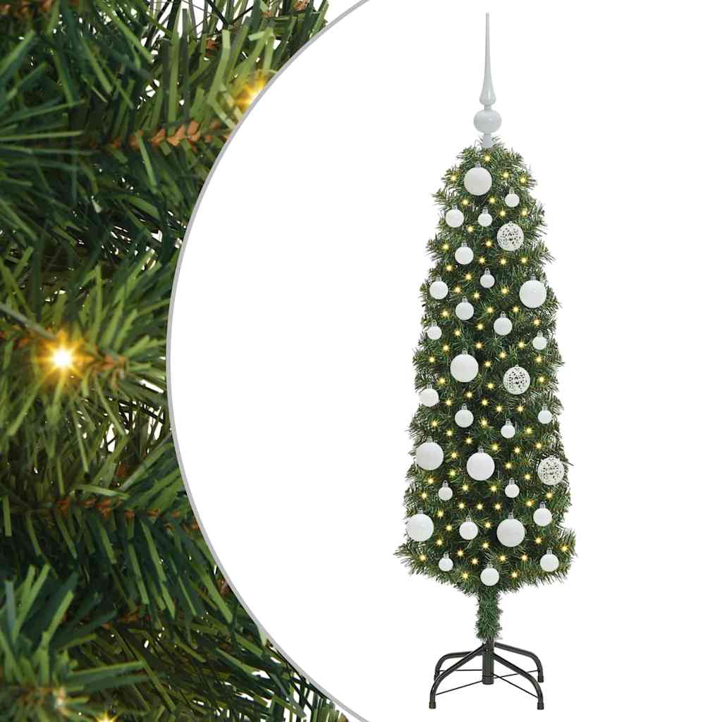 vidaXL Artificial Christmas Tree with 150 LEDs with Stand Green 120 cm - 45183