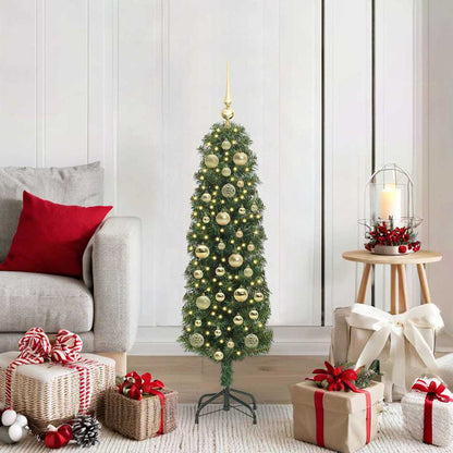 vidaXL Artificial Christmas Tree with 150 LEDs with Stand Green 120 cm - 45196