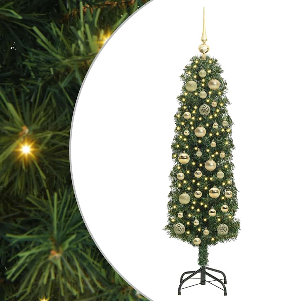 vidaXL Artificial Christmas Tree with 150 LEDs with Stand Green 120 cm - 45196