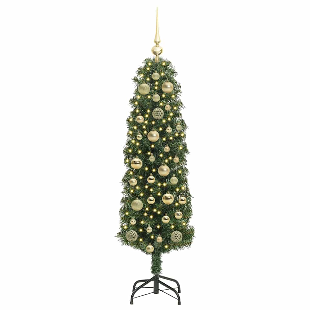 vidaXL Artificial Christmas Tree with 150 LEDs with Stand Green 120 cm - 45196