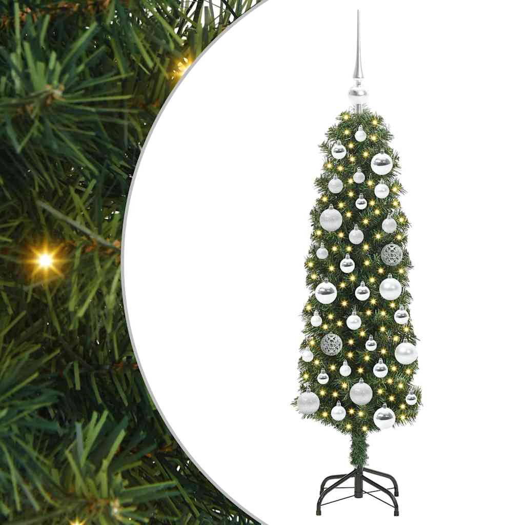 vidaXL Artificial Christmas Tree with 150 LEDs with Stand Green 120 cm - 45209