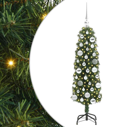 vidaXL Artificial Christmas Tree with 150 LEDs with Stand Green 120 cm - 45209