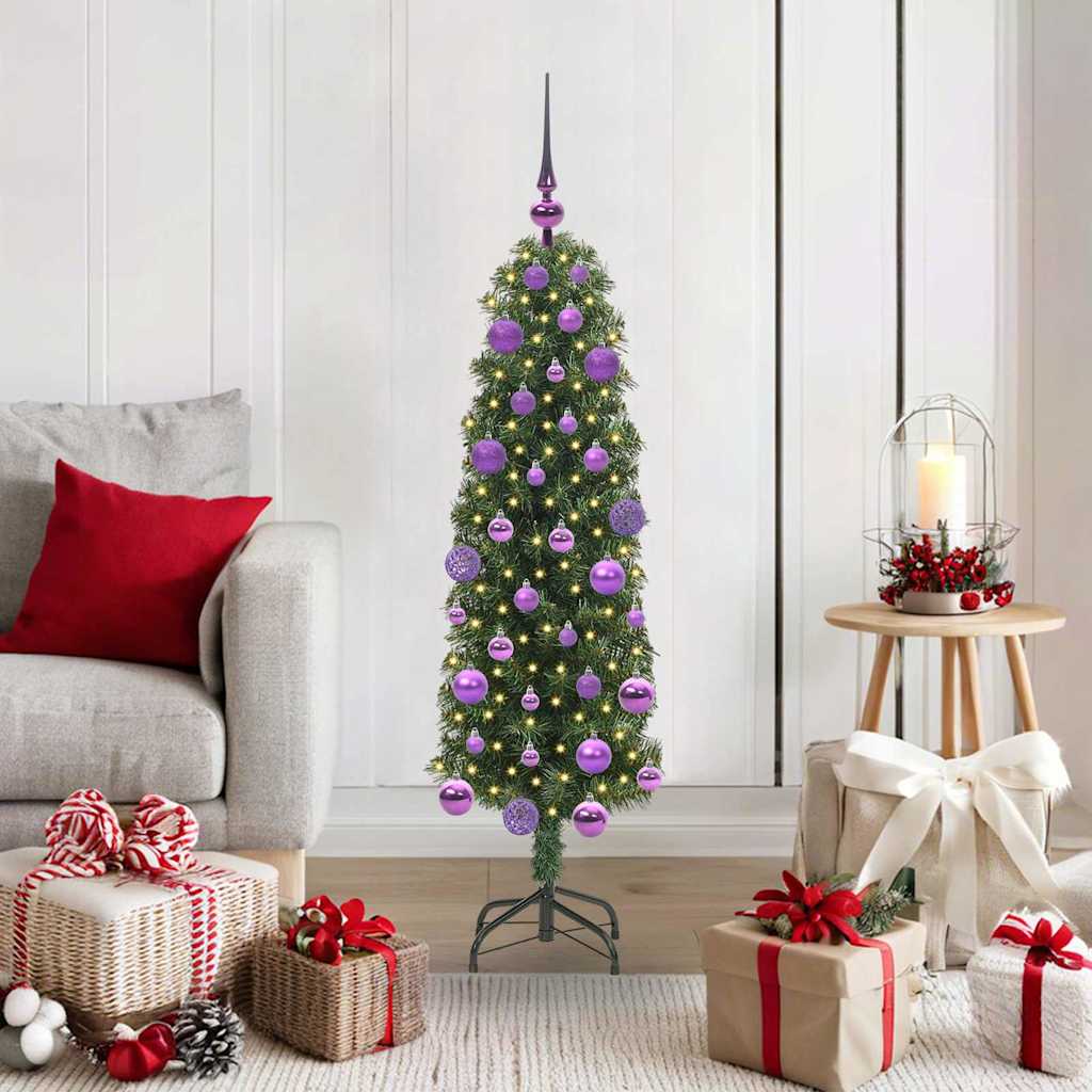 vidaXL Artificial Christmas Tree with 150 LEDs with Stand Green 120 cm - 45220