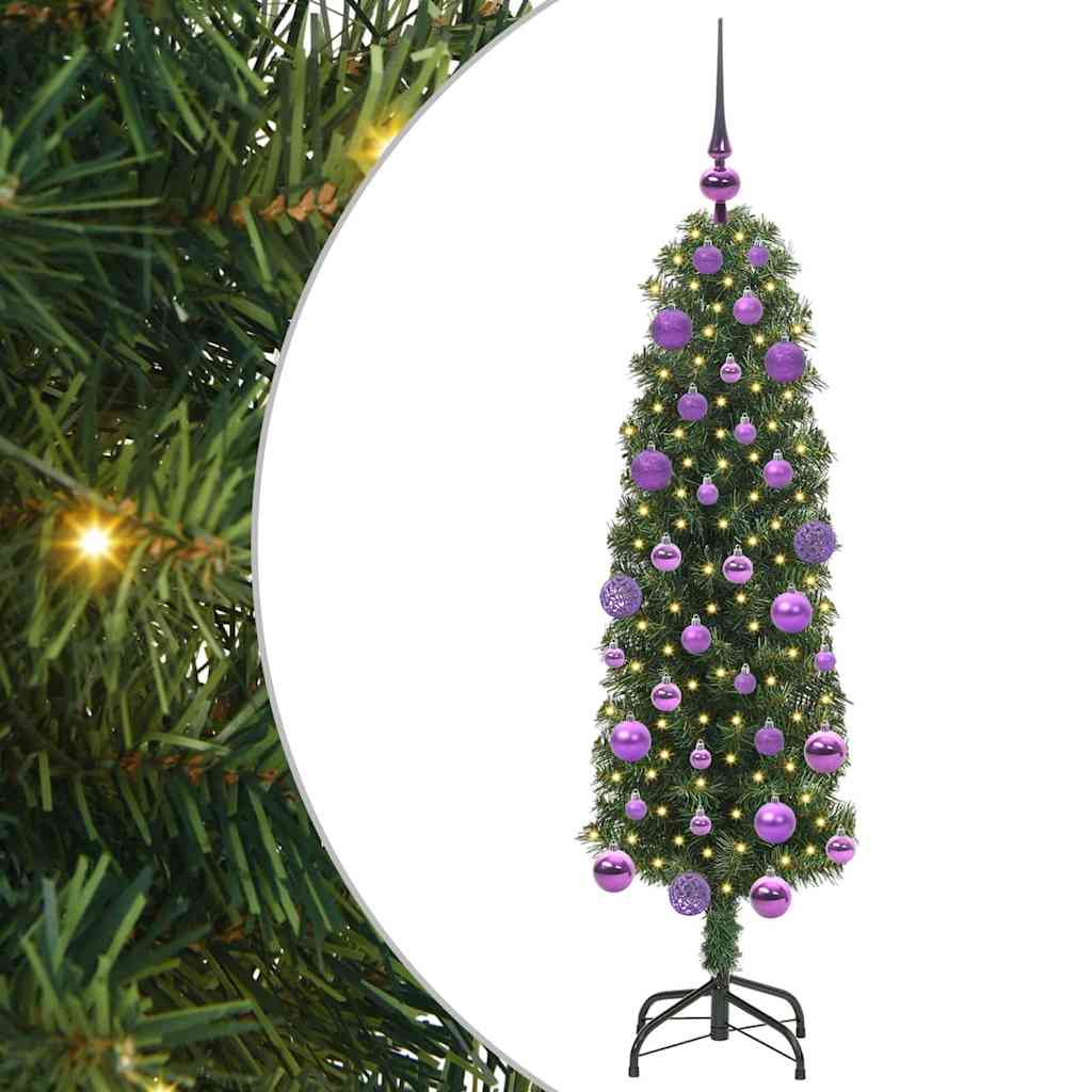 vidaXL Artificial Christmas Tree with 150 LEDs with Stand Green 120 cm - 45220
