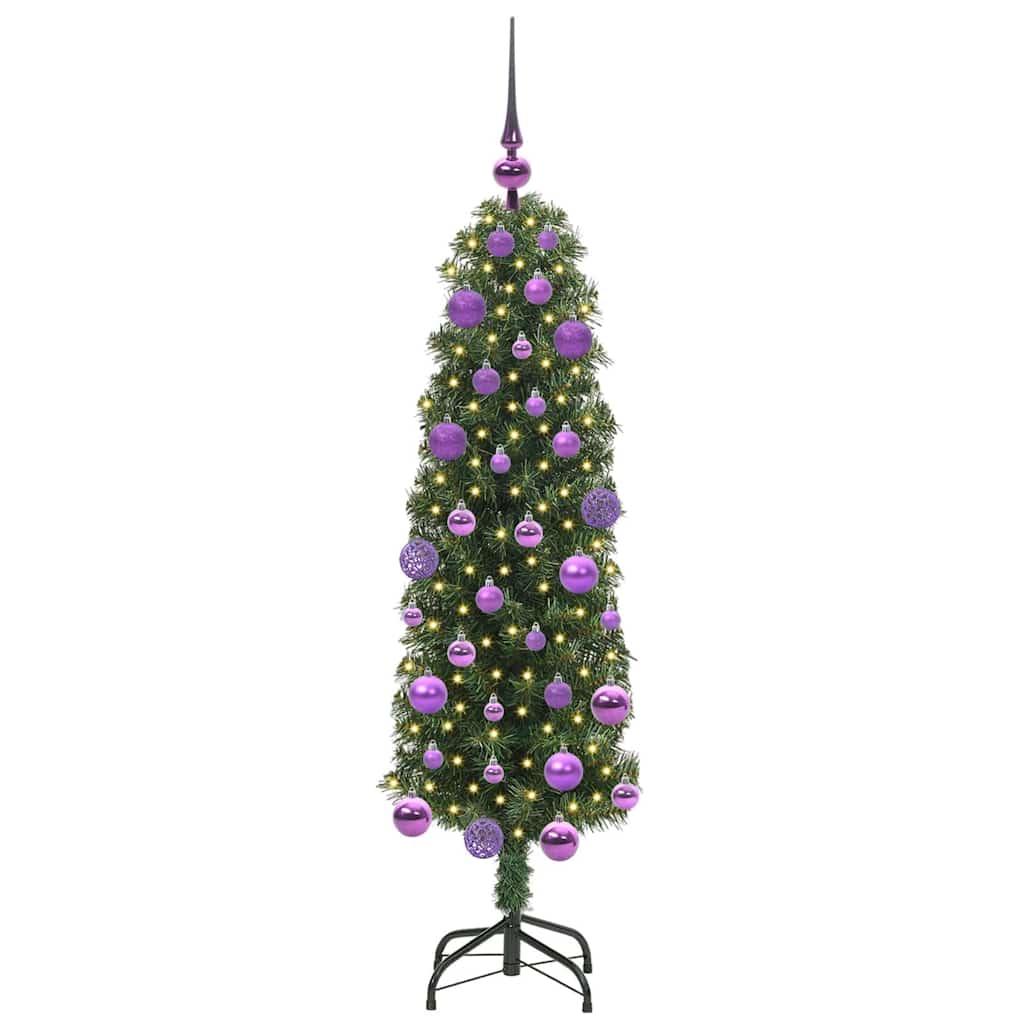 vidaXL Artificial Christmas Tree with 150 LEDs with Stand Green 120 cm - 45220