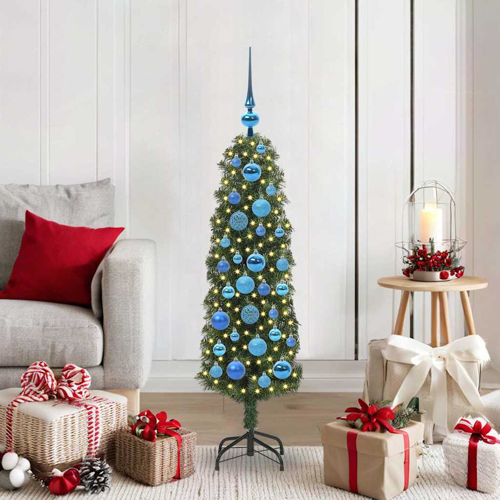 vidaXL Artificial Christmas Tree with 150 LEDs with Stand Green 120 cm - 45221