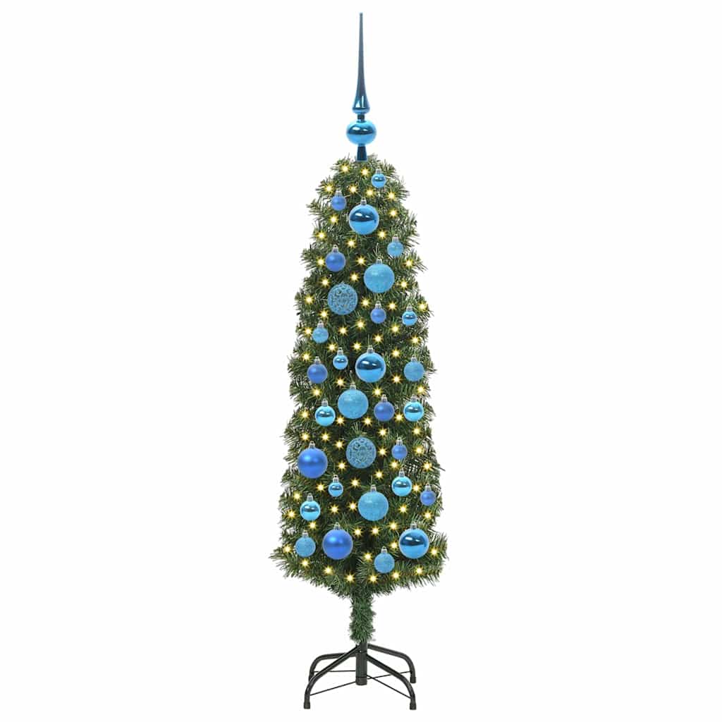 vidaXL Artificial Christmas Tree with 150 LEDs with Stand Green 120 cm - 45221