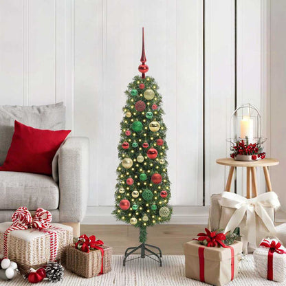 vidaXL Artificial Christmas Tree with 150 LEDs with Stand Green 120 cm - 45224