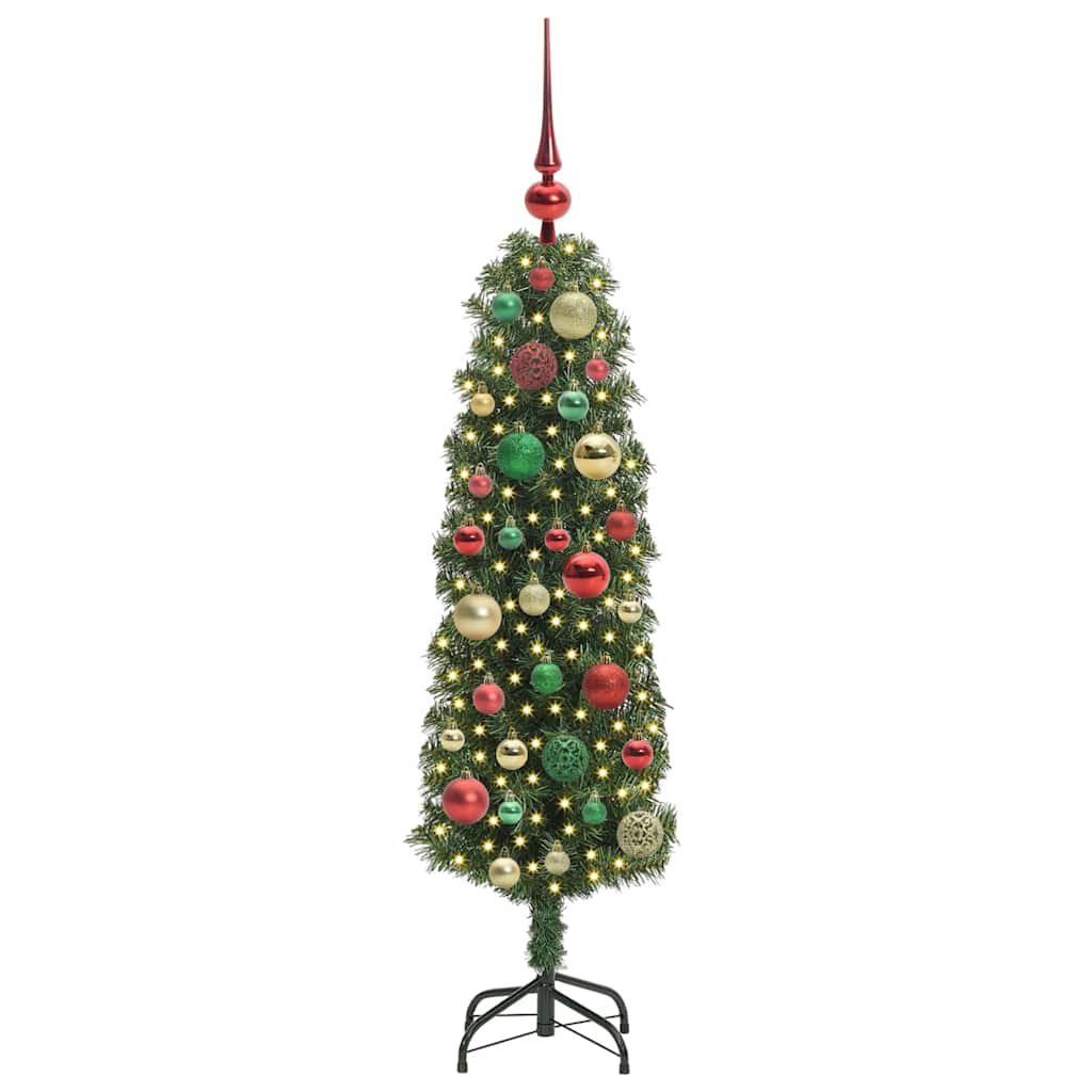 vidaXL Artificial Christmas Tree with 150 LEDs with Stand Green 120 cm - 45224
