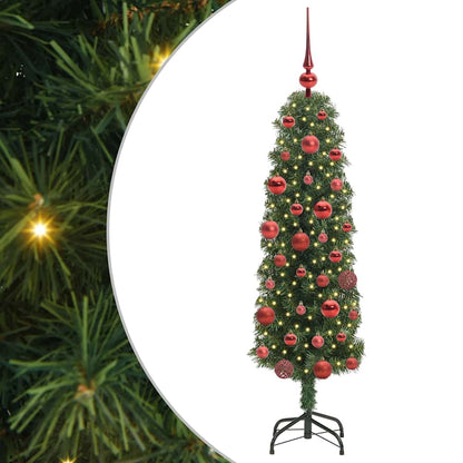 vidaXL Artificial Christmas Tree with 150 LEDs with Stand Green 150 cm - 45237