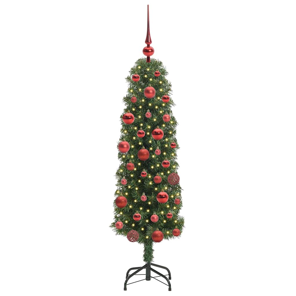 vidaXL Artificial Christmas Tree with 150 LEDs with Stand Green 150 cm - 45237