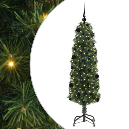 vidaXL Artificial Christmas Tree with 150 LEDs with Stand Green 150 cm - 45248