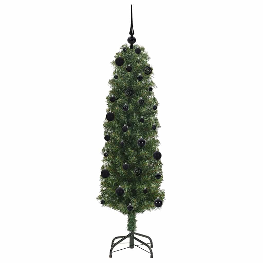 vidaXL Artificial Christmas Tree with 150 LEDs with Stand Green 150 cm - 45248
