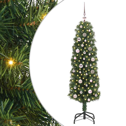 vidaXL Artificial Christmas Tree with 150 LEDs with Stand Green 150 cm - 45253