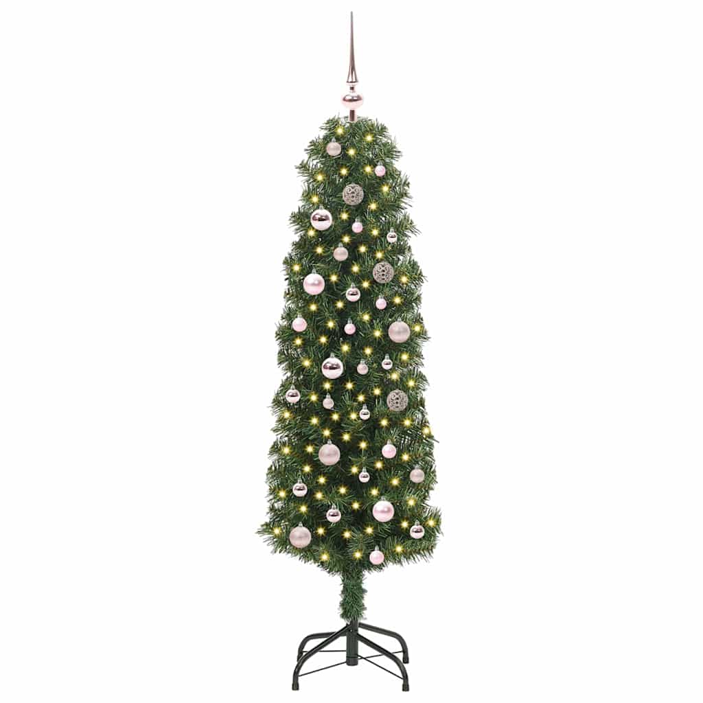 vidaXL Artificial Christmas Tree with 150 LEDs with Stand Green 150 cm - 45253