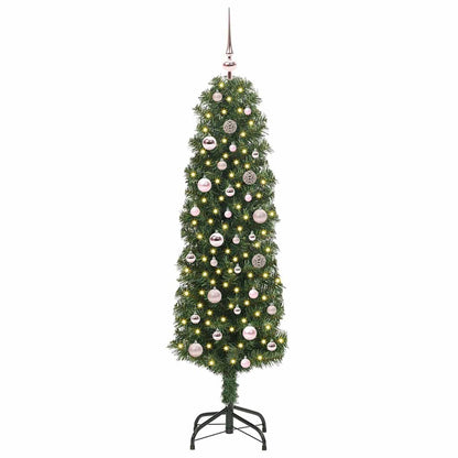vidaXL Artificial Christmas Tree with 150 LEDs with Stand Green 150 cm - 45253