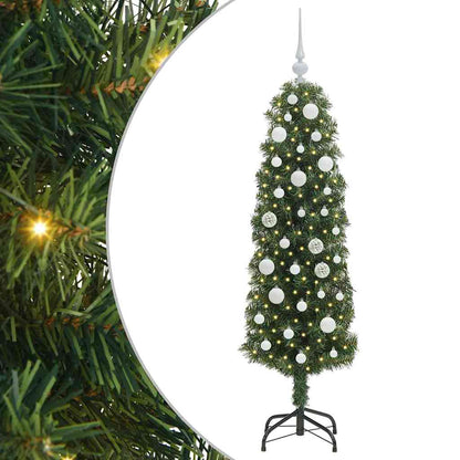 vidaXL Artificial Christmas Tree with 150 LEDs with Stand Green 150 cm - 45257