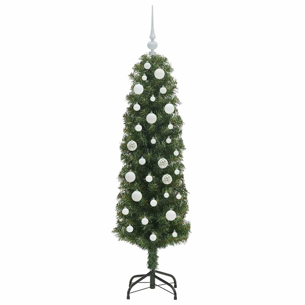 vidaXL Artificial Christmas Tree with 150 LEDs with Stand Green 150 cm - 45257
