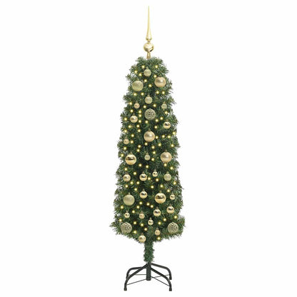 vidaXL Artificial Christmas Tree with 150 LEDs with Stand Green 150 cm - 45258