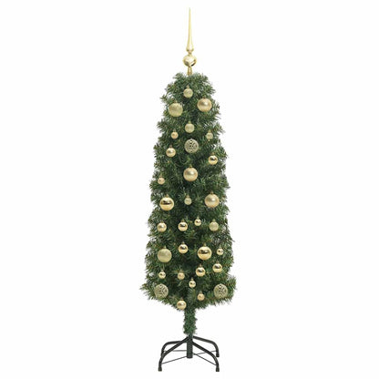vidaXL Artificial Christmas Tree with 150 LEDs with Stand Green 150 cm - 45258