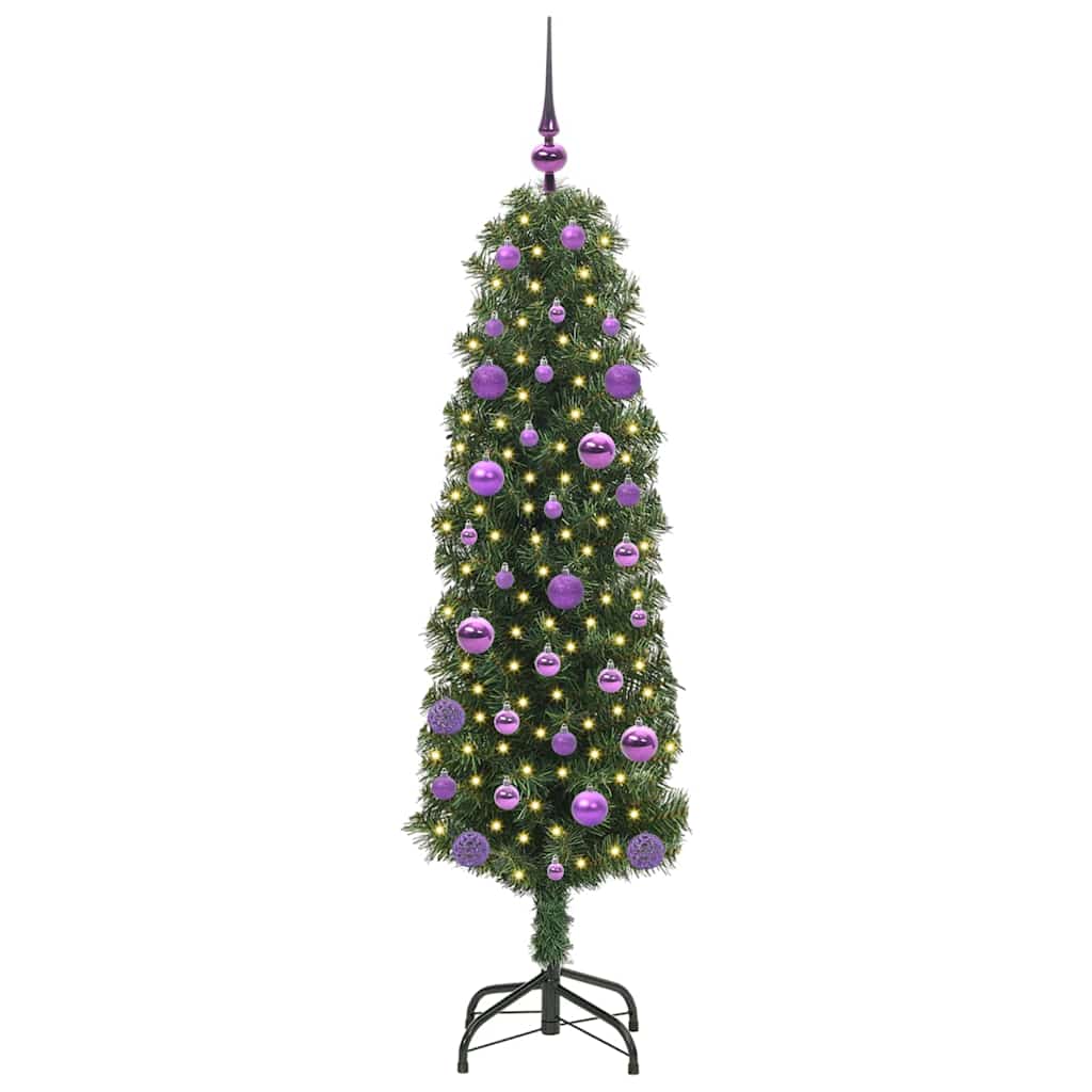vidaXL Artificial Christmas Tree with 150 LEDs with Stand Green 150 cm - 45266