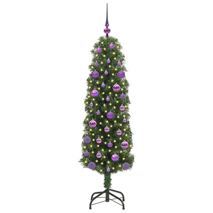 vidaXL Artificial Christmas Tree with 150 LEDs with Stand Green 150 cm - 45266