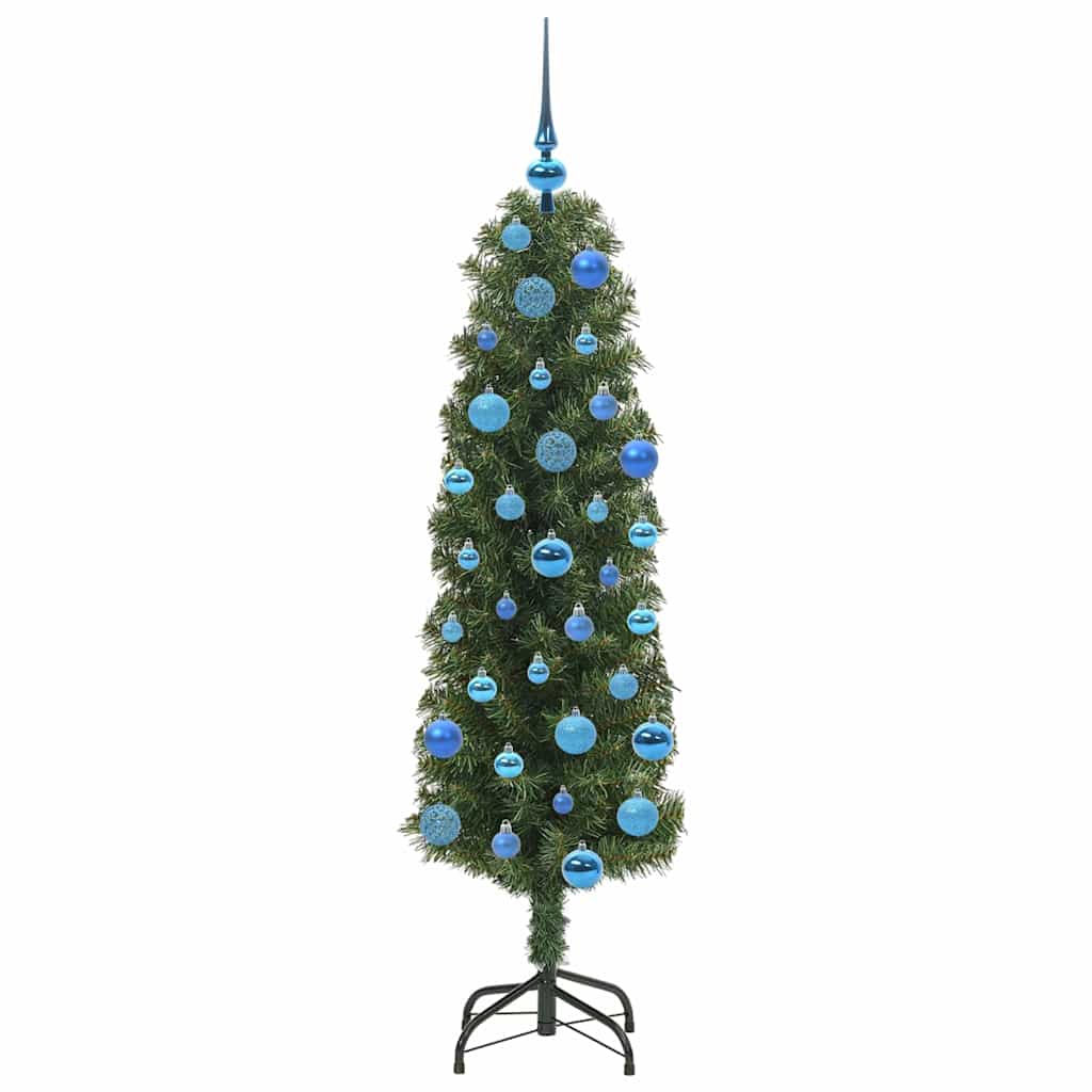 vidaXL Artificial Christmas Tree with 150 LEDs with Stand Green 150 cm - 45277