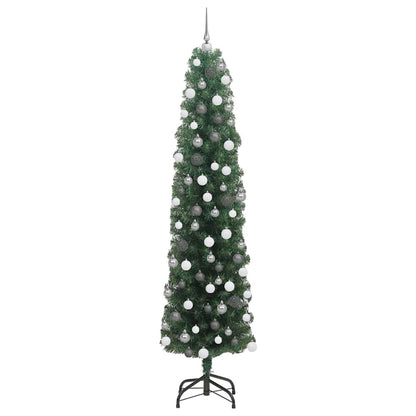 vidaXL Artificial Christmas Tree with 300 LEDs with Stand Green 180 cm - 45299