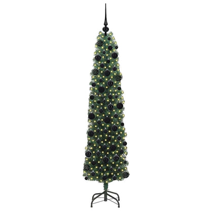 vidaXL Artificial Christmas Tree with 300 LEDs with Stand Green 180 cm - 45306