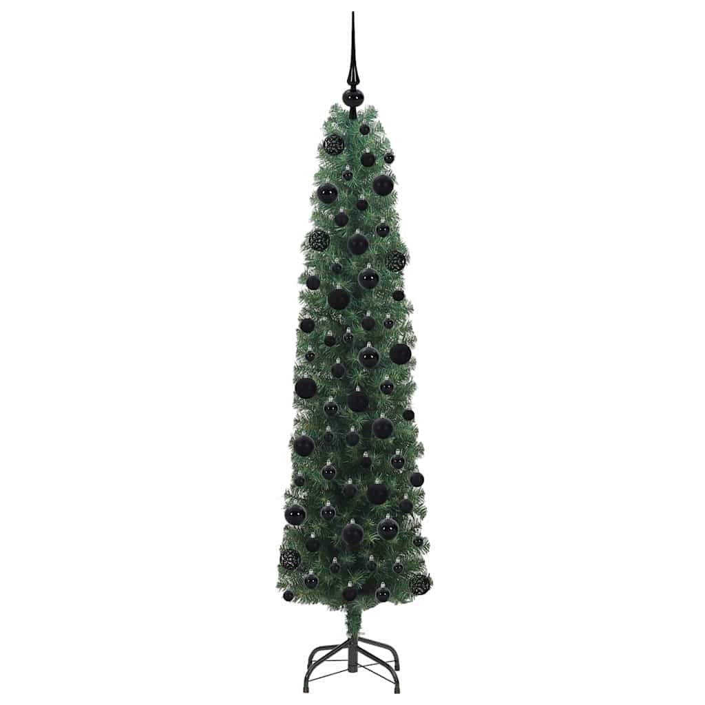 vidaXL Artificial Christmas Tree with 300 LEDs with Stand Green 180 cm - 45306